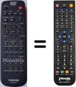 Télécommande équivalente Toshiba SD-220
