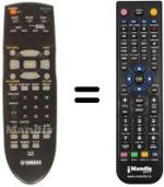 Télécommande équivalente Yamaha DVD-S830