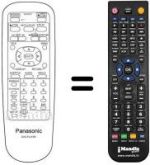 Télécommande équivalente Panasonic DVD-A150