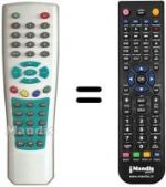 Replacement remote control DIUNAMAI WD-T356SD