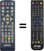 Télécommande équivalente Woxter XDIV350