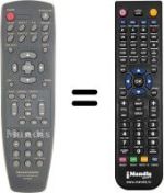 Télécommande équivalente Marantz DV3100