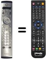 Télécommande équivalente HVS51374-FI