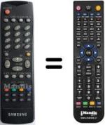 Replacement remote control Samsung WHV5146