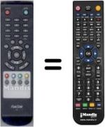 Replacement remote control Fonestar WHV14815W