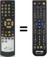 Télécommande équivalente GOLDEN INTERSTAR WHV3185W