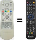 Télécommande équivalente HVS53564