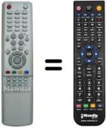 Replacement remote control Samsung HVS54002