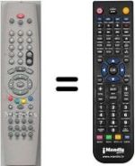 Télécommande équivalente HVS54811