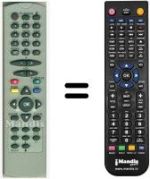Télécommande équivalente HVS53444
