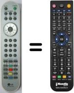 Télécommande équivalente LG HVS54285
