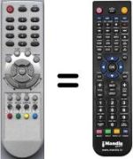 Télécommande équivalente HVS54920