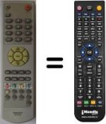 Replacement remote control HVS54754