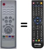 Replacement remote control HVS53518