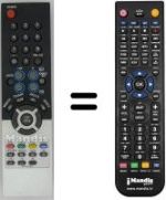 Replacement remote control Samsung HVS54915