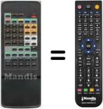Télécommande équivalente HVS54308
