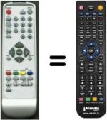 Replacement remote control Swisstec HVS54998