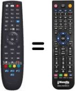 Télécommande équivalente HVS53460