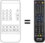 Télécommande équivalente SEC2475