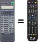 Télécommande équivalente SEC2864