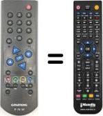 Télécommande équivalente SEC0521
