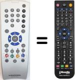 Télécommande équivalente Grundig SEC14717