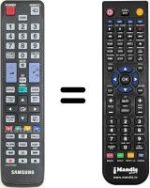 Replacement remote control Samsung WHV12636