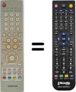 Replacement remote control SEC3455