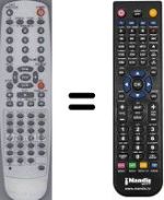 Télécommande équivalente Goodmans SEC15386