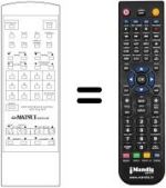 Replacement remote control WHV7027