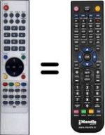 Télécommande équivalente NordMende SEC15990