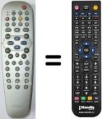 Télécommande équivalente Philips SEC8438