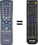 Télécommande équivalente Philips SEC2711