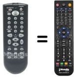 Télécommande équivalente SEC2786