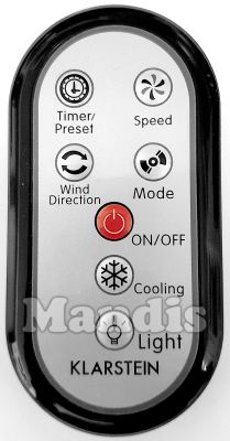 Télécommande d'origine KLARSTEIN RA0A7V1.0 (1173000966)