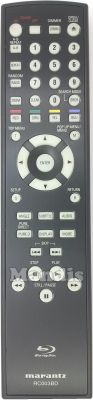 T&eacute;l&eacute;commande d'origine MARANTZ RC003BD (307010023039M)