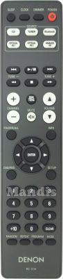 Télécommande d'origine DENON RC-1214 (30701023300AS)