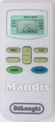 T&eacute;l&eacute;commande d'origine DELONGHI 1090110003-R (5551015500)