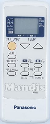 T&eacute;l&eacute;commande d'origine PANASONIC A75C2709