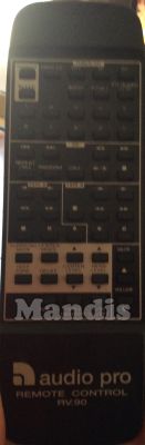 T&eacute;l&eacute;commande d'origine AUDIO PRO RV90
