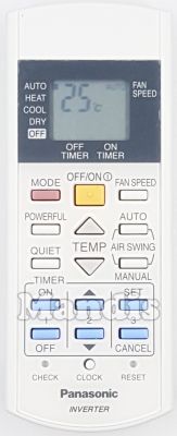 T&eacute;l&eacute;commande d'origine PANASONIC CWA75C2610