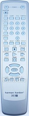 T&eacute;l&eacute;commande d'origine HARMAN KARDON (R23-2) (DVD27)