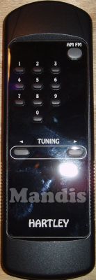 T&eacute;l&eacute;commande d'origine HARTLEY VR4