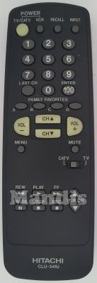 Original remote control HITACHI CLU-341U