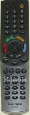 Télécommande d'origine HUMAX RC536K (014002370)