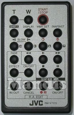 Télécommande d'origine JVC RM-V717U