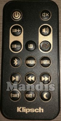 T&eacute;l&eacute;commande d'origine KLIPSCH R-4B