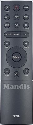 Télécommande d'origine TCL RC81T0001 (MA06TS8TSPN18RC1)