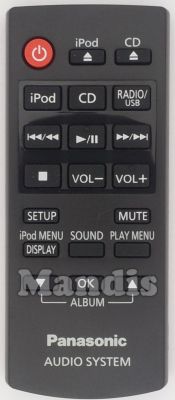 Original remote control PANASONIC N2QAYC000057