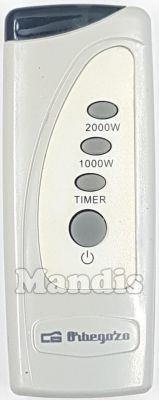 Télécommande d'origine ORBEGOZO ORBEG002